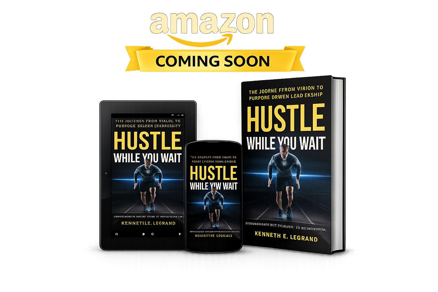 Hustle While You Wait - Book Mockup